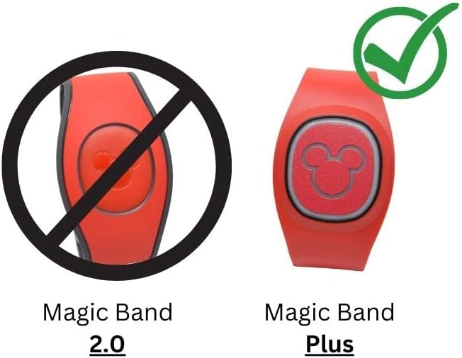 Luke3dp Часовник Адаптер Компатибилен Со Новиот 2022 Дизни MagicBand+ Дизни Магија Бенд Плус