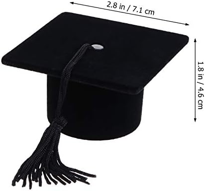 Абоофан 2 парчиња матура за дипломирање докторска капа во облик на подароци за подароци дипломирање слатки кутии забави кутии за дипломирање накит