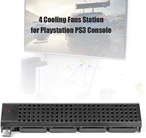 Сервин-Двојна USB Центар 4 Ладење Навивачи ЗА PS3 Конзола USB Игри Станица Кулер За Playstation PS3 Конзола