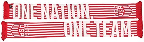 РУФНЕК ВУСА Женска Репрезентација На САД Унисекс RWONOTScarf, Црвена, 7 x 62