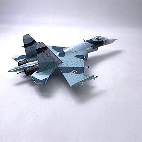 Csyanxing 1/100 скала Руски Су-27 борбен напад на авионски модел Симулација на борбени воени авиони модел за собирање подарок