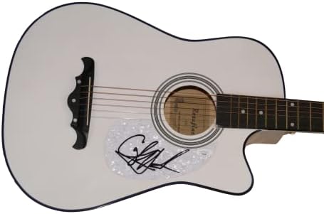 Кејли Хамак потпиша автограм со целосна големина Акустична гитара w/Jamesејмс Спенс автентикација JSA COA - Суперerstвезда во земјата