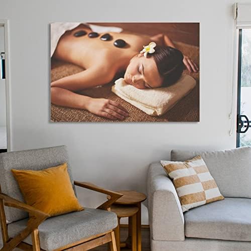 Спа -масажа постер салон за нокти wallиден уметнички тела масажа слики убавина салон дома декорација платно сликарство постери и отпечатоци
