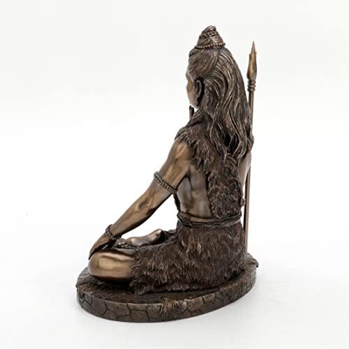 Веронезе Дизајн Господ Шива во медитација Пози Скулптура на статуа - Хинду -бог и уништувач на злото