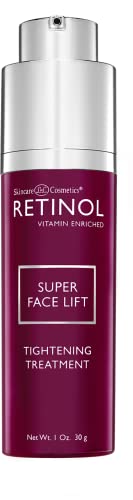 Ретинол Супер Лифт За Лице-Видливо зацврстува и затегнува за подигнат, помлад изглед. Натопена Со Ретинол, Витамини Ц &засилувач; Е,