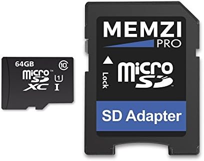 MEMZI PRO 64gb Класа 10 90MB/s Микро SDXC Мемориска Картичка Со Sd Адаптер за Roadhawk Во Камери За Автомобили