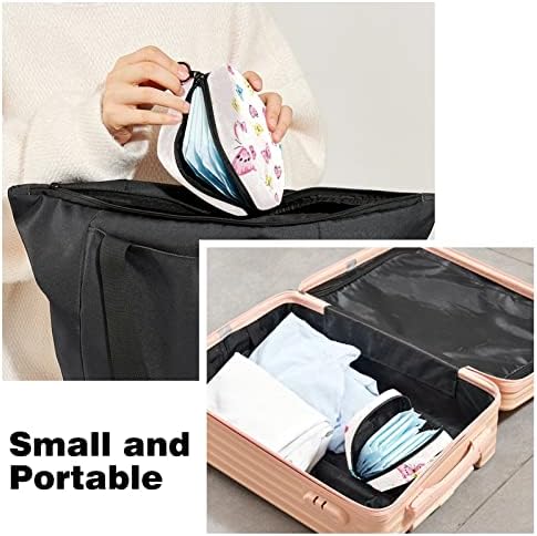 Модел Дизајн Пеперутка санитарна торба за складирање на салфетка, преносен период комплет торбички торбички за период менструална