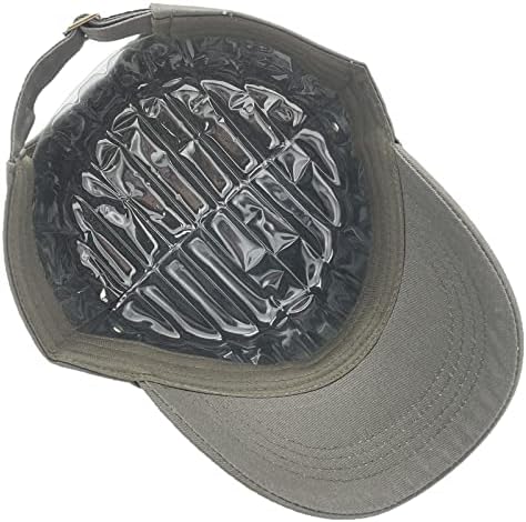 Воена капа, памук кадет, прилагодлив рамен врв капи, Твил гроздобер бејзбол капа за жени и мажи