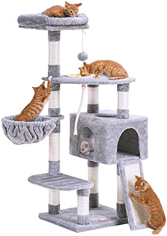Здраво Мачка Дрво Мачка Кула За Внатрешни Мачки Мулти-Ниво Мачка Мебел Кондо