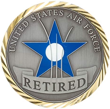 Воздухопловните Сили на Соединетите Држави ГО Пензионираа УСАФ Кариера Во Служба На Нацијата Предизвик Монета