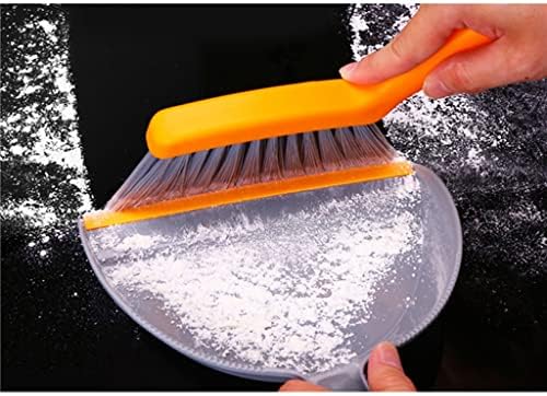 Четка за чистење на лислд, мала метла постави десктоп чистење ѓубре за чистење лопата за чистење на домаќинства за чистење на домаќинства