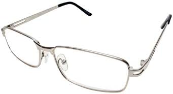 Дизајнер на Доналд Трамп Метал за читање очила DTR 08 Сребрена црна 55мм +2,50 моќност