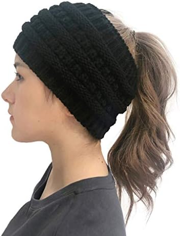 Капчиња плетени холи трендовски грав капа, жени мода на отворено цврсто глава лента за спојување капачиња за глава додатоци за коса за жени