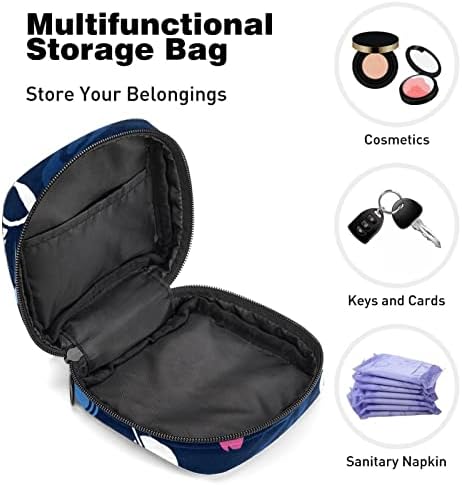 Санитарна торба за складирање на салфетки, торба за комплет за училиште, торбичка за менструална чаша, санитарна торба за подлошки