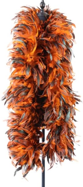 Zamihalaa - 2meter/многу пилешки пердуви Boa Rooster Feather Shawl шал за карневалски фустани декорација пердуви занаети 200g