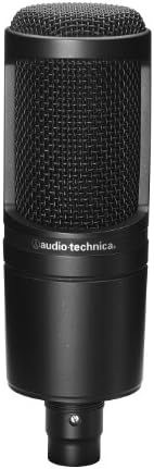 Аудио-Техника AT2020PK Вокален микрофон пакет за стриминг/подкастинг, вклучува XLR кардиоиден кондензатор микрофон, прилагодлива рака