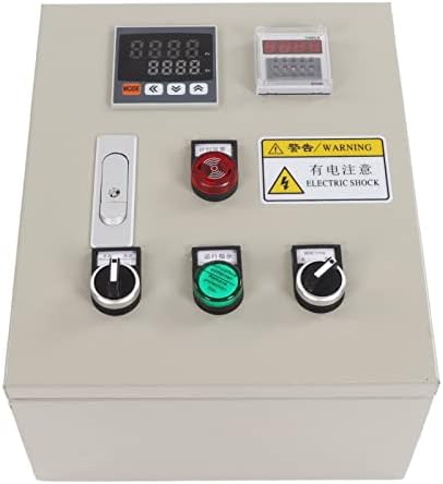 3 фазен кутија за контрола на температурата, 380V AC лесен за инсталирање на PID паметен контролер на температура MCU System со термопар на типот
