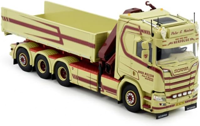 За Tekno за камиони Scania Crane Nielsen Peter E 1/50 Diecast камион претходно изграден модел