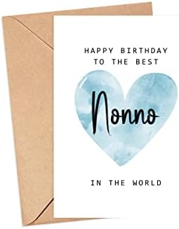 Moltdesigns Среќен роденден на најдобрата не -не на светската картичка - Не -роденденска картичка - Нено картичка - Подарок