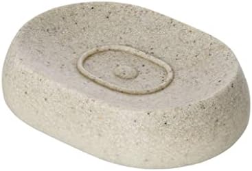 WENKO 20476100 SOAP DISH PURO, полирезин, 4,9 x 1,2 x 3,5 инчи, беж