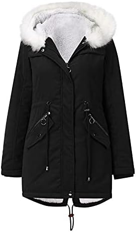 Долги ракави палти жени отворени зимски колеџ убави памучни удобни палта Зипуп Highneck Топли цврсти палта во боја