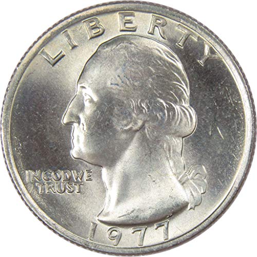 1977 Вашингтон КВАРТАЛ Бу Нециркулирани Нане Држава 25С Сад Монета Колекционерски