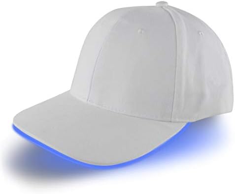 Menените Muryobao Men Leed Baseball Hat Led Blight Up Flash Glow Rave Party Cap For Festival Festival Festival Festival Fesult