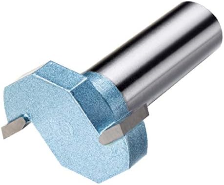 X-Ree 5/16-инчен длабочина за сечење T-Slot T-Track Slotting Router Bit Cutter со 1/2-инчен дупчен дупка (Cortador de Brocas de Ranurado