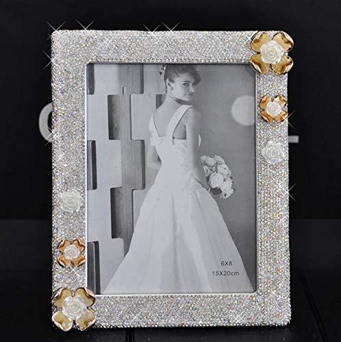 ZCMEB кристална цветна фото рамка свадба декорација рамка за домашни фото рамки свадба подарок