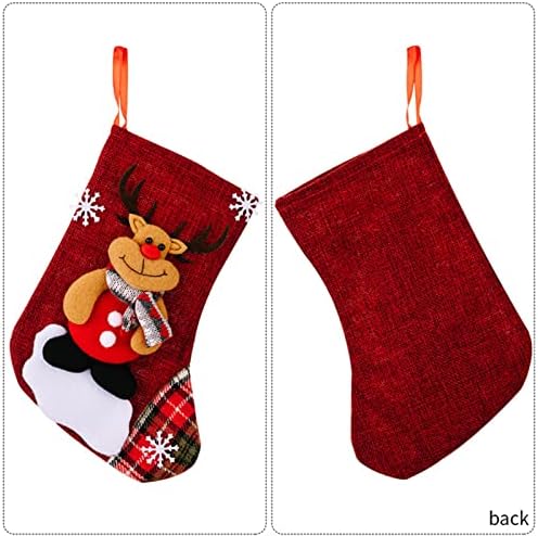 Големи чорапи бонбони чорапи Божиќни украси Дома одмор Божиќни забави украси Божиќ виси украс
