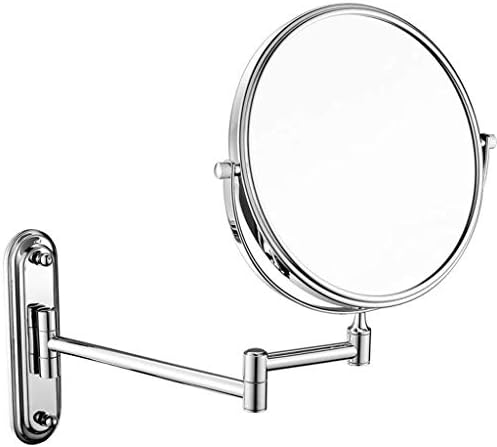Tonpop Vanity Mirror, шминка огледало Vanity Mirror Wallидно монтиран огледало за бричење Двострана тркалезна бања вртење на козметичко