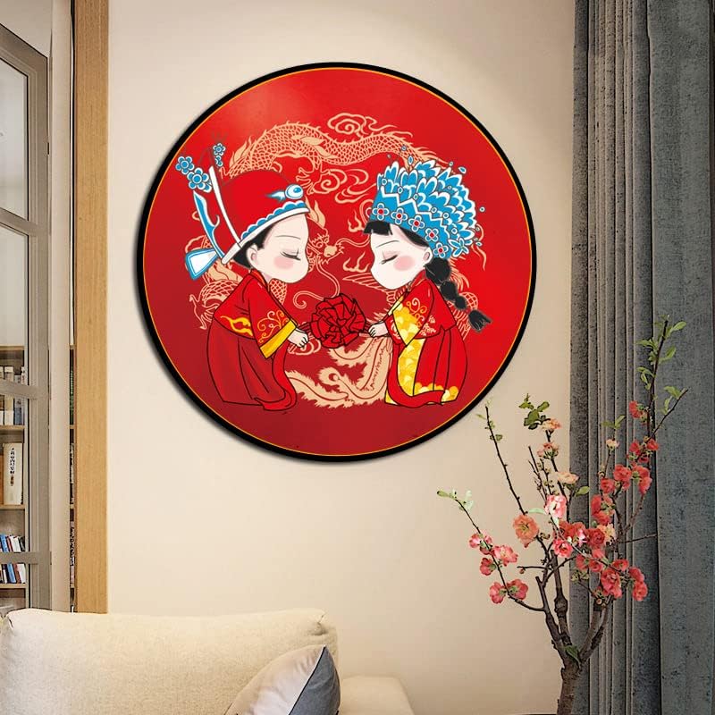 Joyautum Кинески плевел DIY игли, печатени серии вкрстени бод, сетови за комплет за везови вкрстено стигнување на свила дома