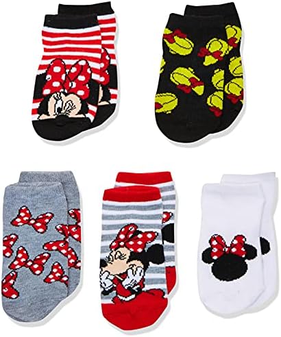 Дизни Девојки Мини Маус 5 Пакет Краток Секојдневен Чорап