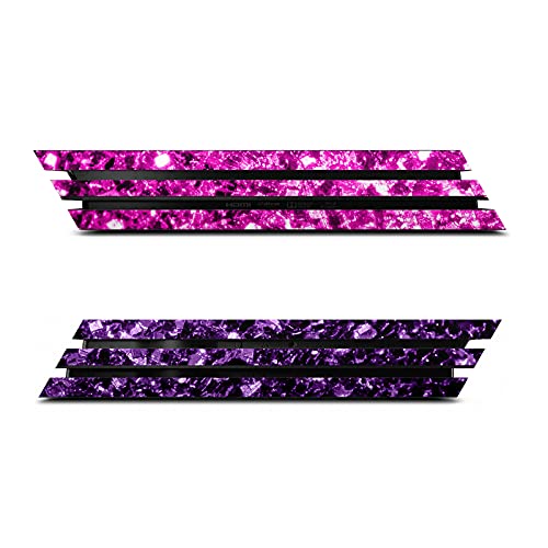 Раководител Случај Дизајни Официјално Лиценциран PLdesign Виолетова Розова Уметност Микс Винил Налепница Кожата Случај Покритие Компатибилен Со Sony PlayStation 4 PS4 Про Кон?