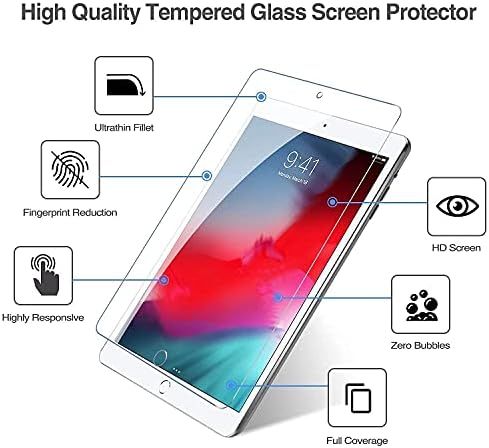Procase iPad Air 3 10.5 2019 / iPad Pro 10.5 2017 Blue Slim Hard Shell Case Bands со заштитен стакло