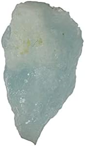 104,15 КТ. Природна земја минирана чиста аква небо аквамарин лековита кристал ретко сурово врвно одделение груб скапоцен камен за заздравување