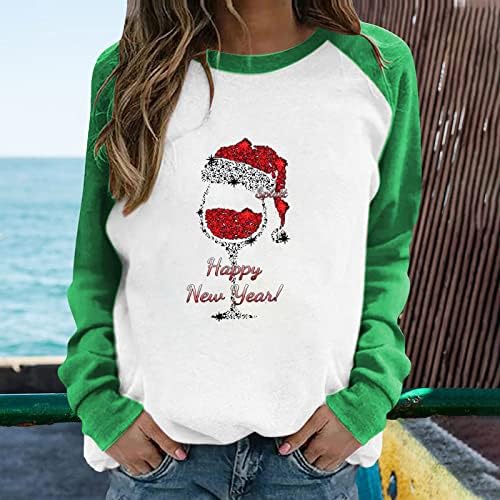 Плус големина Божиќни кошули жени Бафало карирана раглан ракав кошула за одмор наставници за наставници облеки обични туники за хеланки