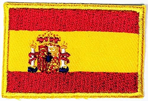 Парита мини знаме лепенка Шпанија знаме закрпи Национална шпанска знаме униформа воен амблем железо на шиење на лепенка занаетчиски занаетчиски