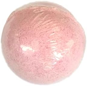 Гребест топка за бања, морски сол сол, опуштете се со меурчиња за олеснување на стресот, ексфолијација на топката за туш розов