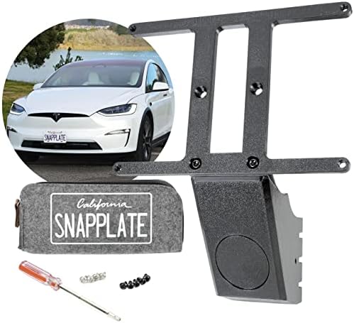 Snapplate®-Отстранлив, монтирање на предната регистарска табличка за прилагодување на висината за 2022-2023 Освежи Tesla Model