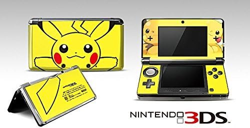 Pokemon Pikachu Yellow 1 ограничено издание на налепница за налепница на кожата за винил за систем за конзола Nintendo 3DS