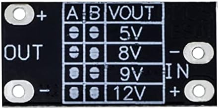 Hiigh 5pcs Мулти-функционален мини-модул за зајакнување на таблата 5V/8V/9V/12V 1.5A LED индикатор DIY електронски напонски модул