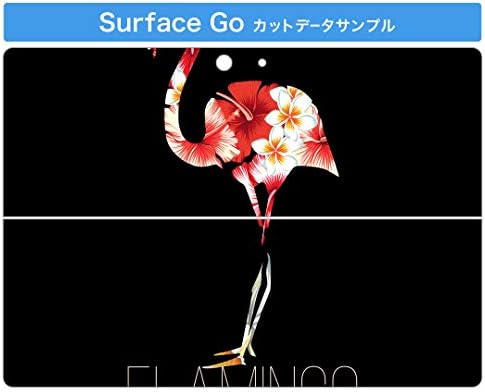 Декларална покривка на igsticker за Microsoft Surface Go/Go 2 Ultra Thin Protective Tode Skins Skins 011248 Flamingo цвет хибискус