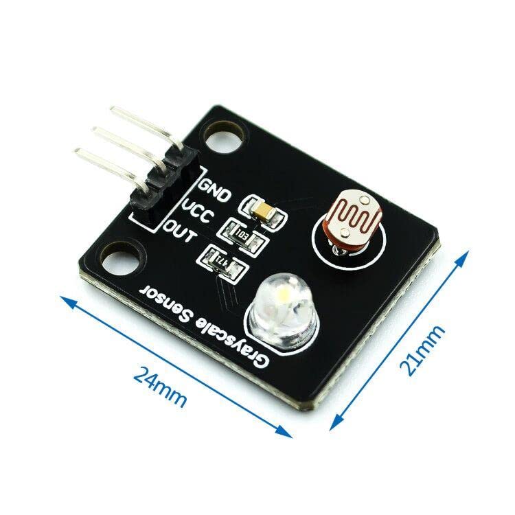 Фотосензитивен сензор за светлина на отпорник Аналогни сензори за сива боја Електронски табла за пронаоѓање на линијата за пронаоѓање на модулот за комплет Arduino DIY