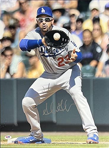 Адријан Гонзалез Лос Анџелес Доџерс потпиша 16x20 Photo PSA 6A53797 - Автограмирани фотографии од MLB