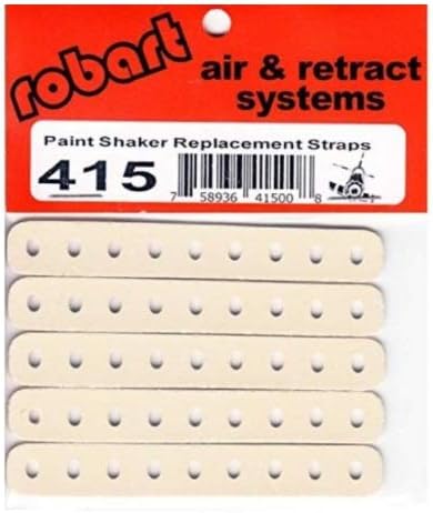 Robart Electric оперирани ленти за замена на бои и бои Шакер со поставени четки за боење на денот