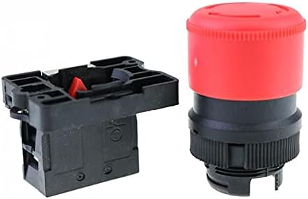 WTUKMO 22mm NC NC RED SWITCH STOPT STOPT SWITCH+NC AC660V/10A XB2-BS542