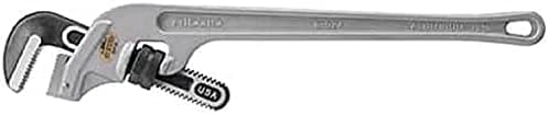 Ridgid 90127 E-924 клуч за алуминиумски цевки, 24-инчен клуч за крајни цевки, клуч за водовод, сребро, мало
