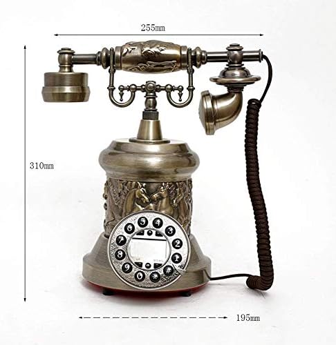 MXIAOXIA ANTIQUE FIXED TELEPHENERENESH HIGH-end Luxury Home Retro Wired Firdline Telephone за Home Hotel