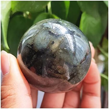 Еш Кристал природен лабрадорит Кристал орби камења Сфера топка Реики кристал